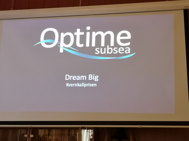 Optime Subsea AS tildelt Kvernkallprisen 2019