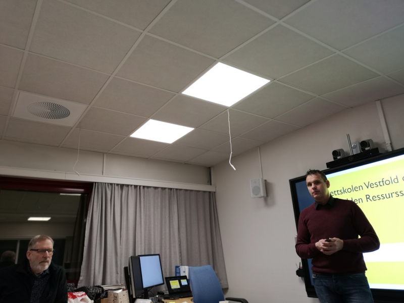 Vi besøkte Notodden Ressurssenter 27. januar, 2020.